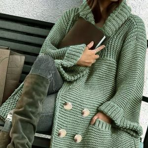 🩶 Élégant Manteau Fashion Femme Grande Taille