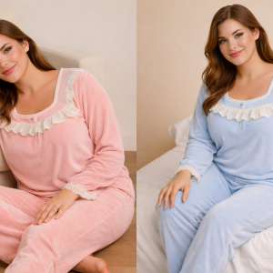 بيجاما مخمل ناعمة للنساء     Pyjama Velours